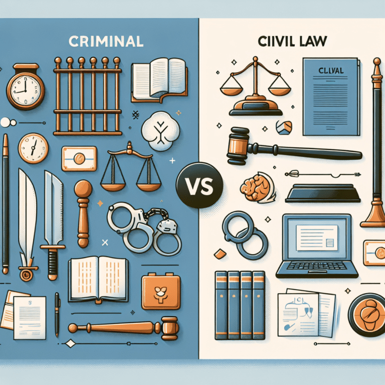 Key Differences Between Criminal and Civil Law